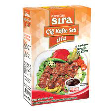 sira etsiz cig kofte seti fiyatlari ve baharat cesitleri