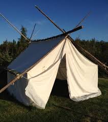 Build Your Own Canvas Wall Tent Fort Mcpherson Tents Fourrure Homme Fourrure Abri