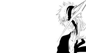 Black And White Anime Characters Wallpaper Bleach Anime Character Sketch Bleach Kurosaki Ichigo Anime Monochrome 2k Wallpaper Hdwallpaper Desktop Bleach Anime Anime Black And White Wallpaper