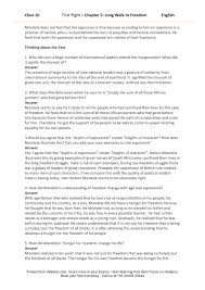Ncert Solutions For Class 10 English First Flight Chapter 2 Nelson Mandela Long Walk To Freedom