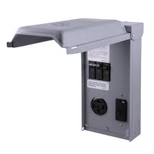 Greetings thanks for submitting your question on our ask an rv question page. Ge Rv Panel With 50 Amp Rv Receptacle And 20 Amp Gfci Receptacle Ge1lu502ss The Home Depot