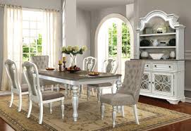 Dnyker modern sideboard storage cabinet kitchen storage buffet dining buffet server with doors and open shelf for living room,entryway,dining room $99.99 $ 99. Cottage Distressed Whitewash Dining Room Set 8 Pcs W Buffet Mcferran D738 D738 Set 8