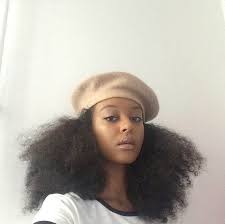 Mmalaya Big Hair Natural Hair Natural Hair And Berets Stylish Hats For Big Curly Hair Curly Hair Styles Hair Beret Hat Hairstyles