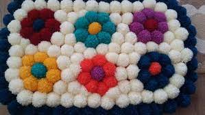 ponpon paspas orgu paspas kilim