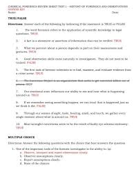 A worksheet can be equipped for any subject. Review Sheet Answer Key
