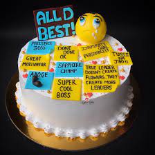 It can be challenging to express your feelings using words, but a funny cake might do the trick. Monty S Cakes Farewell Cake Facebook