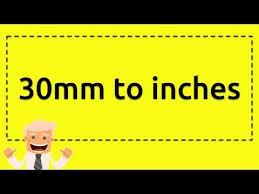 A mm is smaller than a centimeter, as 1 mm is equal to 0.1 of a centimeter in the metric system. 30mm To Inches Youtube