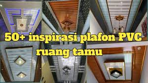 Plafon triplek cocok untuk anda yang memiliki dana terbatas, karena plafon ini dibandrol dengan harga yang cukup terjangkau. 50 Inspirasi Plafon Pvc Ruang Tamu Youtube