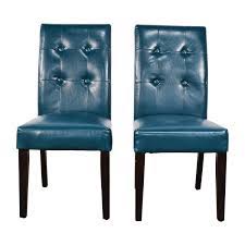 Desatufted espresso side chair (set of 2) in granite. Pier One Dining Chairs Clearance Off 69