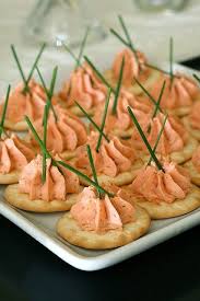 Place half of the mousse on top of one leaf of pastry; Salmon Mousse Party Food Appetizers Food Recipes