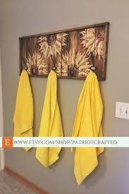 Sunflower Decor Rustic Home Decor Bathroom Decor Rustic Bathroom Decor Wood Wall Decor Bathroomideas Ru Bathroom Art Decor Rustic Home Decor Rustic House