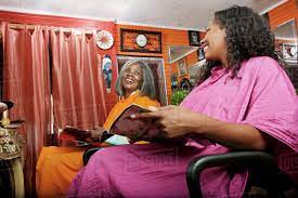 Check spelling or type a new query. Women Reading Magazines In Beauty Salon Stock Photo Dissolve