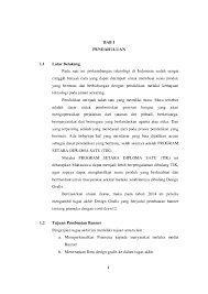 File ini hanya terdiri dari beberapa file ms.word (.doc) dan file pdf yang merupakan contoh laporan akhir proyek konstruksi berupa pekerjaan rehabilitasi di daerah irigasi. Pdf Lapotan Tugas Akhir Prodistik Man Faiz Sari Academia Edu