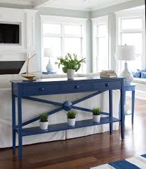 Love The Colors Of This Table The Possibilities Are Endless Fresh Living Room Sofa Table Design House Interior