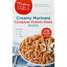 In just two months, modern table has landed in whole foods. Modern Table Meals Complete Protein Pasta Creamy Marinara Rotini 9 45 Oz Instacart