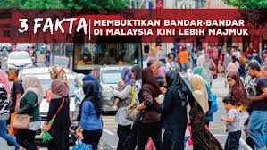 Artikel ni tak tau pun entah mana sumbernya, tapi sebab dah viral sangat. 3 Fakta Buktikan Bandar Di Malaysia Kini Lebih Majmuk Roketkini Com