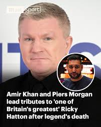 Tributes from the world of sport and beyond are flooding in for Ricky  Hatton after his death aged 46💔 Read more: https://trib.al/8kP0G6L