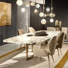 For Every Dining Room There S A Dining Table Deep Down In The Mystic Groves Of The World A Di Marble Top Dining Table Luxury Dining Room Modern Dining Table