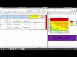 Fmea Template And Example Excel Video 119