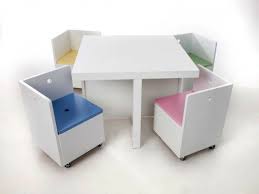 Childrens Table And Chairs With Storage Goodworksfurniture In 2020 Kids Table With Storage Kids Table And Chairs Storage Chair