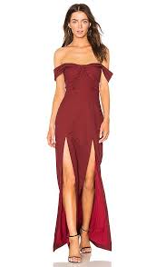 Shop For Nbd X Revolve Corah Gown In Maroon At Revolve Free 2 3 Day Shipping And Returns 30 Day Price Match Guarantee Nbd Clothing Dreamy Dress Gowns