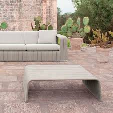To start, we bought two nyboda coffee tables. Contemporary Coffee Table Frame Paola Lenti Aluminum Stainless Steel Rope
