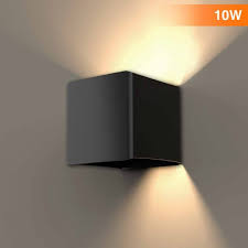 Hommie 10w Led Wall Light Up And Down Wall Lights Indoor Lamp Uplighter Downlighter For Home Black Hommie