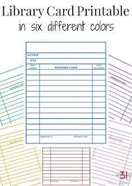 Access to over 5 million physical books, movies and more. Library Cards Printable Printable Cards Library Checkout Library Card