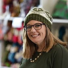 Woodland Snowflake Hat pattern by Jenny Fish