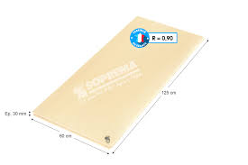 Polystyrène (dpx30) épaisseur d'isolant : Panneau En Polystyrene Extrude Xps Soprema 1 25x0 6m Ep 30mm R 0 90 Leroy Merlin