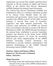 Some cfos aren't used to this role, but using automated solutions to analyze the company's finances and benchmark results can make it easier to provide actionable insights and communicate those to ceos. External Adverts For Admin And Job Link Sierra Leone ÙÙŠØ³Ø¨ÙˆÙƒ