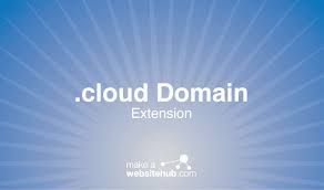 Cloud Domain Name Extension Make A Website Hub