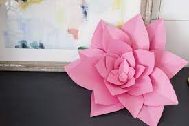 Most of them come with free printable templates. How To Make Large Paper Flowers