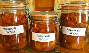 Recette De Ratatouille Conserves En Bocaux Cuisine Blog Recette Recette Ratatouille Recettes De Cuisine Conserve Ratatouille