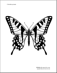Bugs Theme Unit Worksheets Printables Page 1 Abcteach Tiger Butterfly Tattoo Butterfly Tattoo Stencil Butterfly Drawing