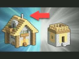 How To Transform A Village Small House Minecraft Youtube Smallhouse Petite Maison Minecraft Maison Minecraft Deco Minecraft