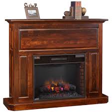 There are even amish electric fireplaces that come mounted on wheels or rollers so you can easily transport your heater and use it in different rooms of your home. Brookshire Amish Fireplace Mantel With 28 Insert Cabinfield Fine Furniture