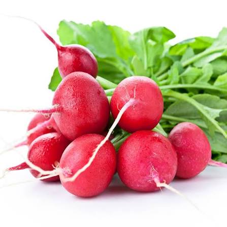 Radishes and turnips