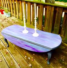 Purple Haze Coffee Table Using Unicorn Spit Gel Stain Unicorn Decorations Unicorn Spit Funky Home Decor