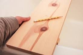 Line up the holes of each board and space them about 18 inches apart. Free Plans Diy Bath Tub Tray Tutorial