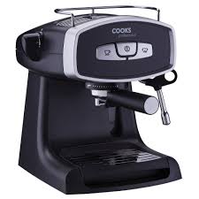 Use bizrate's latest online shopping features to compare prices. Cooks Professional 19 Bar Espresso Machine 1 3 Litre Water Tank Stainless Steel 950w Dimensions L28 X W28 X H31cm Black Silver Buy Online In Grenada At Grenada Desertcart Com Productid 158495077