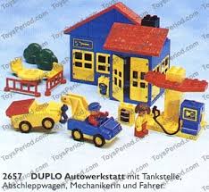Learn how to build a mega bloks garage for lightning mcqueen, guido and luigi duplo cars. Lego 2657 Duplo Gas Station Set Parts Inventory And Instructions Lego Reference Guide