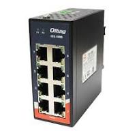Unmanaged switch, 8x 10/100 RJ-45, slim housing (ORing IES-180B)