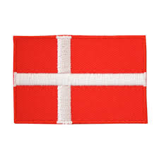 Embleem Vlag Denemarken Emblemen En Badges Original Ollie S Muurstickers Geboortestickers Kleding Bedrukken Tilburg