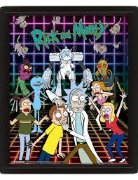When will we see it? Rick And Morty Characters Poster 3d