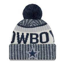 Dallas Cowboys New Era 2019 Nfl Sideline Road Official Sport Knit Hat Navy Dallas Cowboys Tejer Sombreros