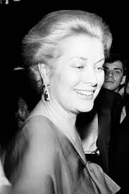 Grace & Family — Princess Grace of Monaco attends accompanied by...