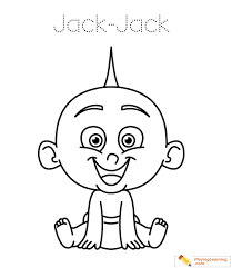 The jack o lantern is an indispensable halloween item. The Incredibles Jack Jack Coloring Page 05 Free The Incredibles Jack Jack Coloring Page