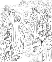 Peter S Confession Of Christ Coloring Page Bible Coloring Pages Bible Coloring Sheets Coloring Pages