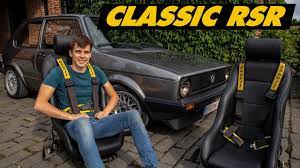 Vw golf mk5 & jetta; Golf Mk1 Retro Bucket Seat Install Cobra Rsr Youtube